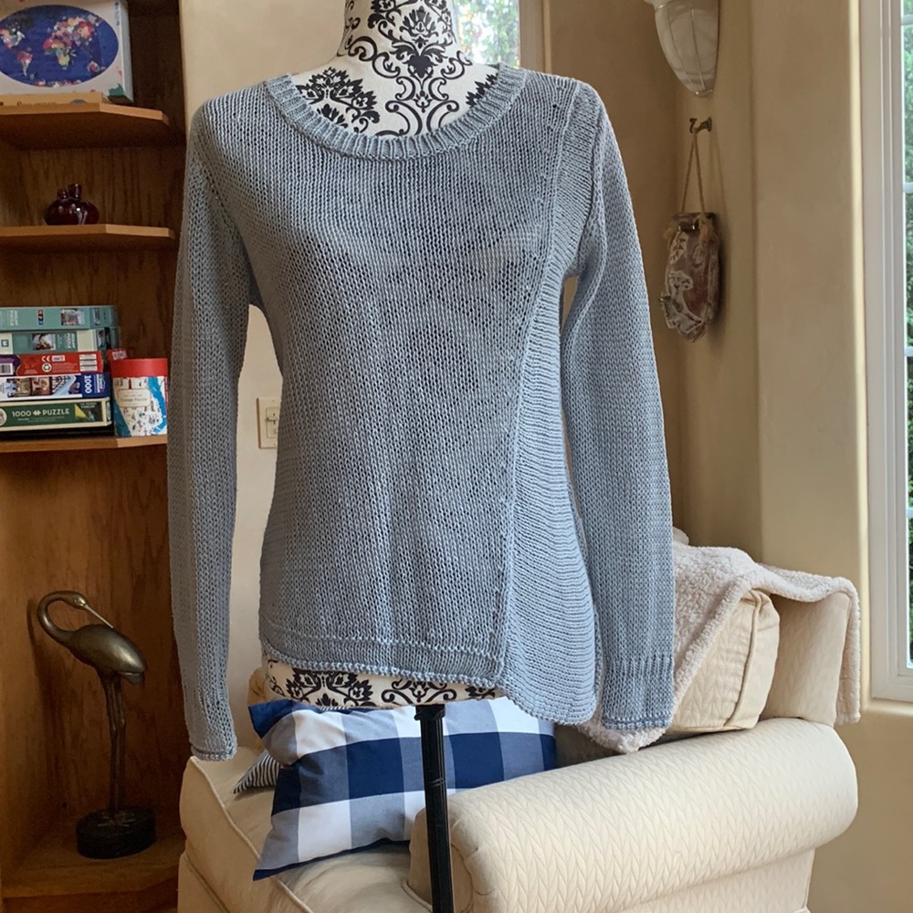 Poetry Womens Light Blue Sweater Size 4/6